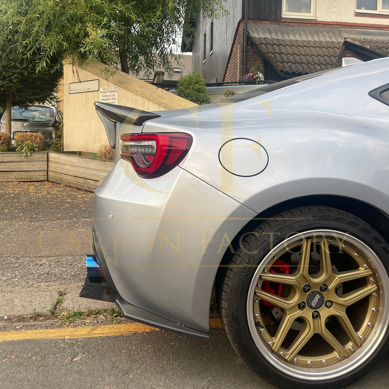AB Style Carbon Fibre Boot Spoiler for Toyota GT86 12-20-Carbon Factory
