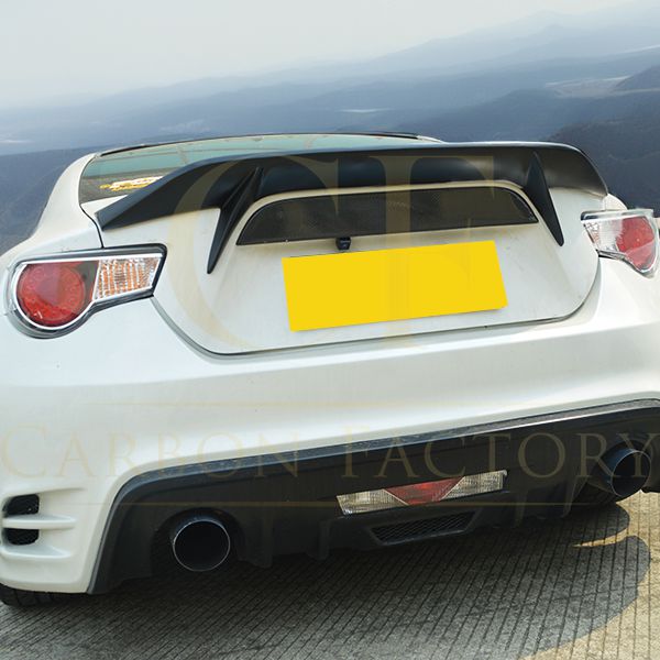 AB Style Carbon Fibre Boot Spoiler for Toyota GT86 12-20-Carbon Factory