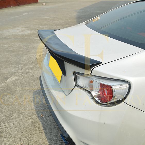 AB Style Carbon Fibre Boot Spoiler for Toyota GT86 12-20-Carbon Factory