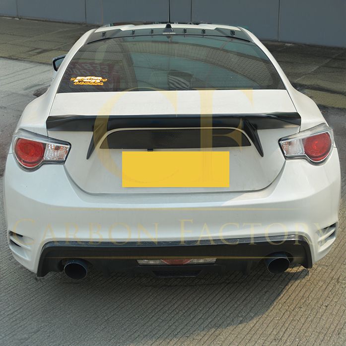 AB Style Carbon Fibre Boot Spoiler for Toyota GT86 12-20-Carbon Factory