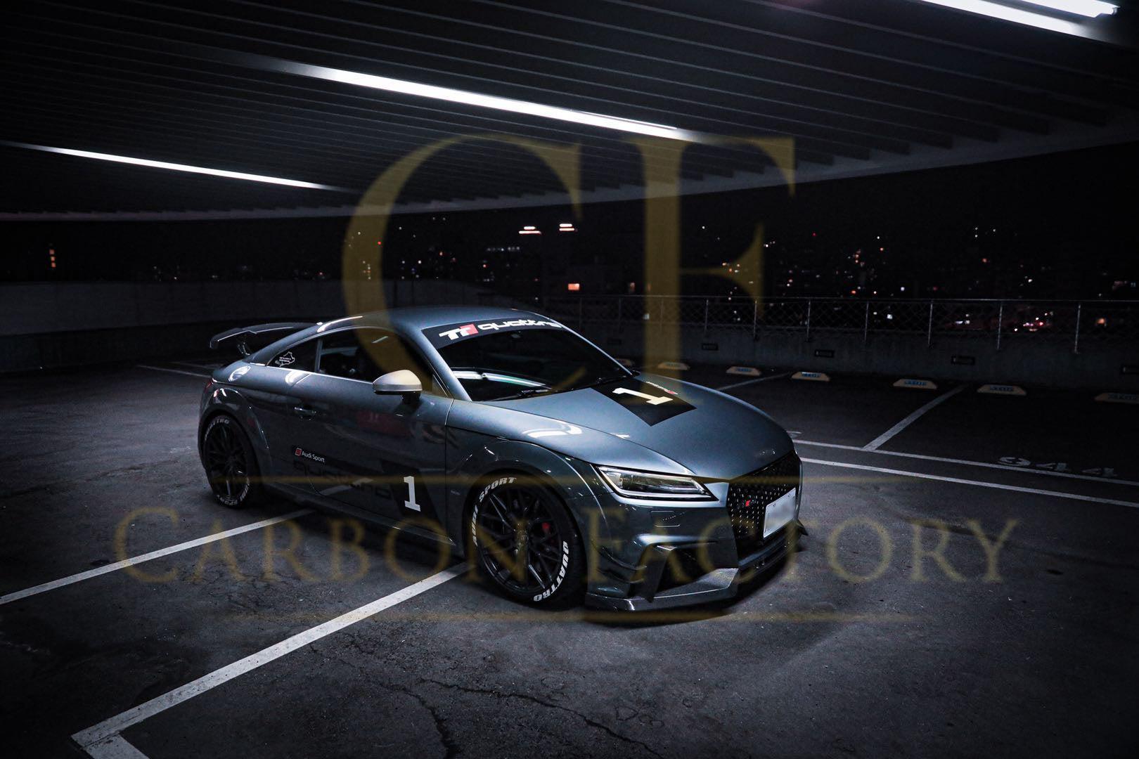 AB Style Carbon Fibre Front Splitter for Audi 8S TTRS MK3 15-18-Carbon Factory