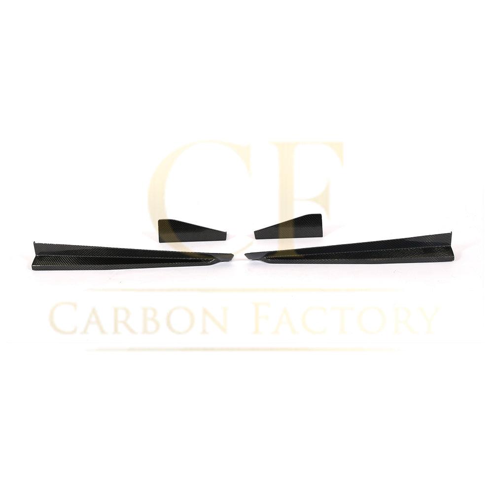 AB Style Carbon Fibre Side Skirts for Audi 8S TTS TTRS MK3 15-18-Carbon Factory