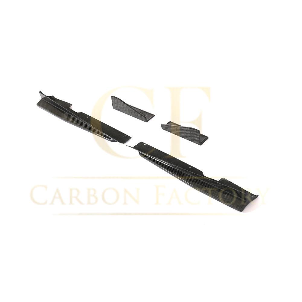 AB Style Carbon Fibre Side Skirts for Audi 8S TTS TTRS MK3 15-18-Carbon Factory