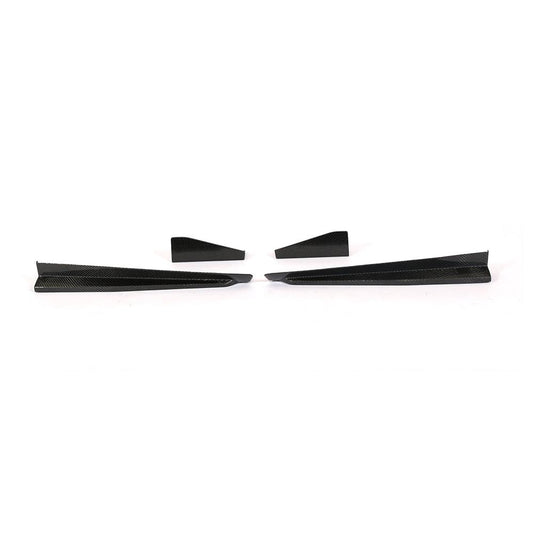 AB Style Carbon Fibre Side Skirts for Audi 8S TTS TTRS MK3 15-18-Carbon Factory