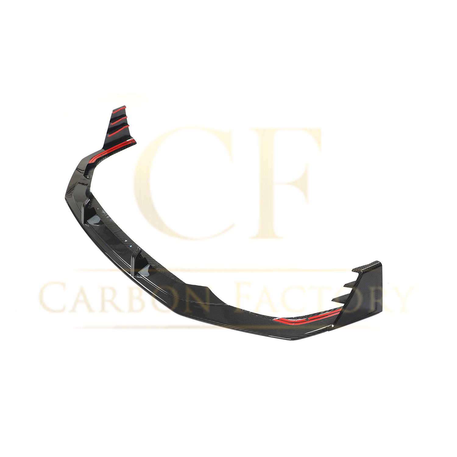 AB Style Pre-Preg Carbon Fibre Front Splitter for Audi 4K RS7 20-22-Carbon Factory