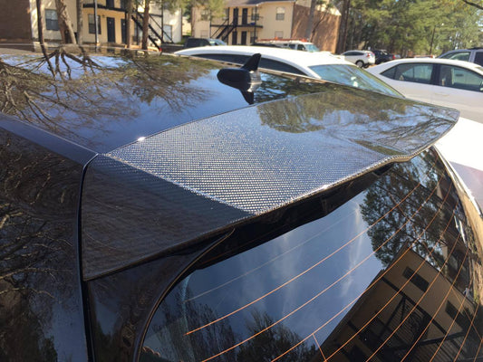 ABT Style Carbon Fibre Boot Spoiler for VW Golf MK7 GTI GTD & R 14-20-Carbon Factory