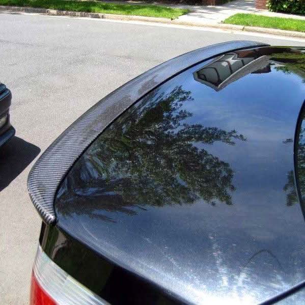 AC Style Carbon Fibre Boot Spoiler for BMW E60 5 Series inc M5 03-10 - Carbon Factory