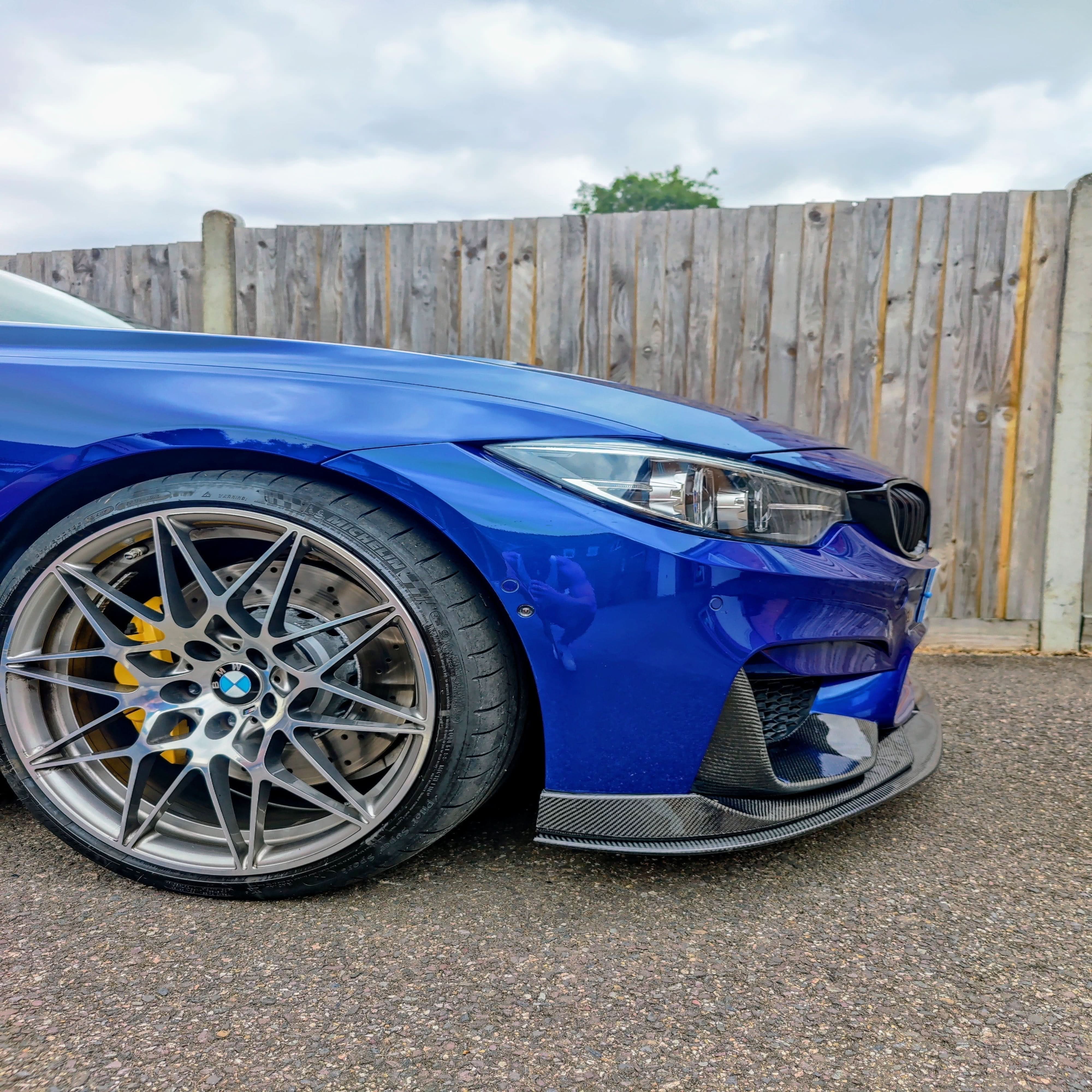 AC Style Carbon Fibre Front Splitter for BMW F80 M3 F82 F83 M4 14-20 - Carbon Factory