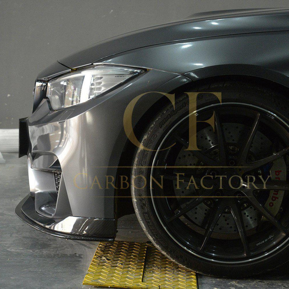 AC Style Carbon Fibre Front Splitter for BMW F80 M3 F82 F83 M4 14-20 - Carbon Factory