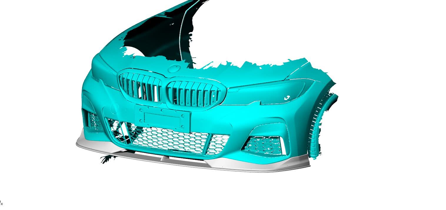 AC Style Carbon Fibre Front Splitter for BMW G20 3 Series Pre-LCI M Sport 19-22 - Carbon Factory