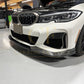 AC Style Carbon Fibre Front Splitter for BMW G20 3 Series Pre-LCI M Sport 19-22-Carbon Factory