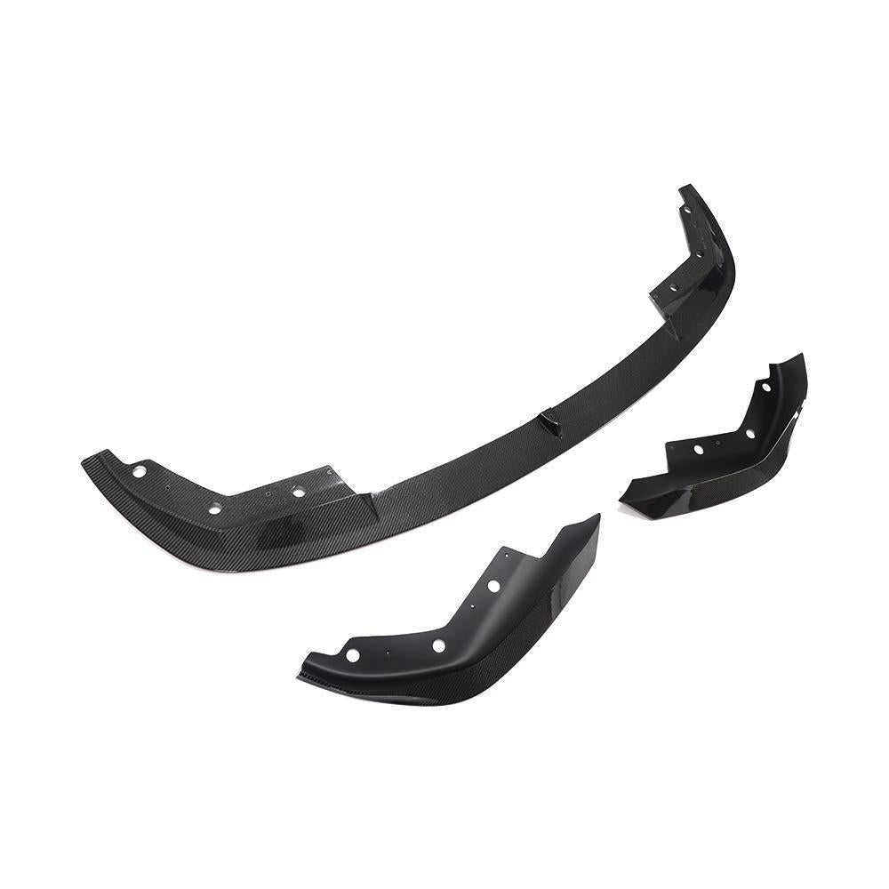 AC Style Carbon Fibre Front Splitter for BMW G20 3 Series Pre-LCI M Sport 19-22-Carbon Factory