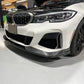 AC Style Carbon Fibre Front Splitter for BMW G20 3 Series Pre-LCI M Sport 19-22-Carbon Factory