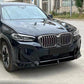 AC Style Gloss Black Front Splitter for BMW G01 X3 IX3 G02 X4 LCI 22-25-Carbon Factory