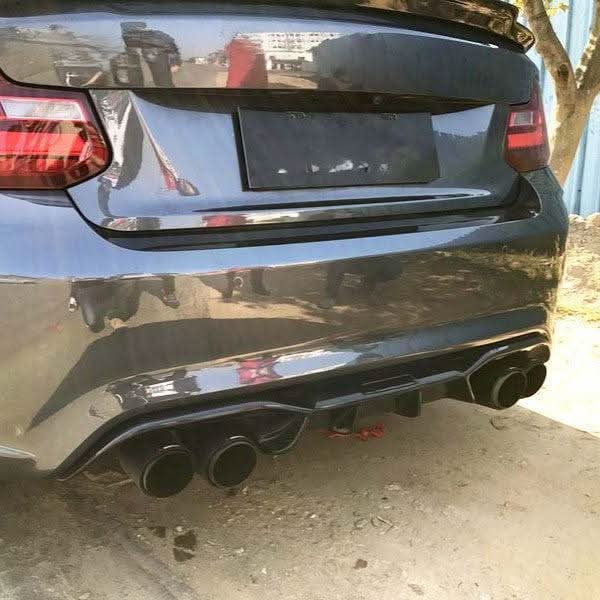 AK Style Carbon Fibre Rear Diffuser for BMW F87 F87C M2 16-21 - Carbon Factory