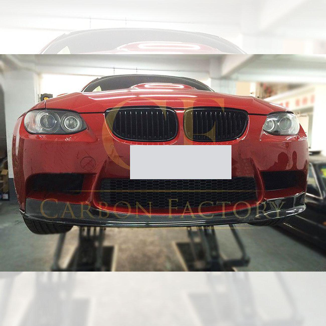 AKR Style Carbon Fibre Front Splitter for BMW E90 E92 E93 M3 07-13-Carbon Factory