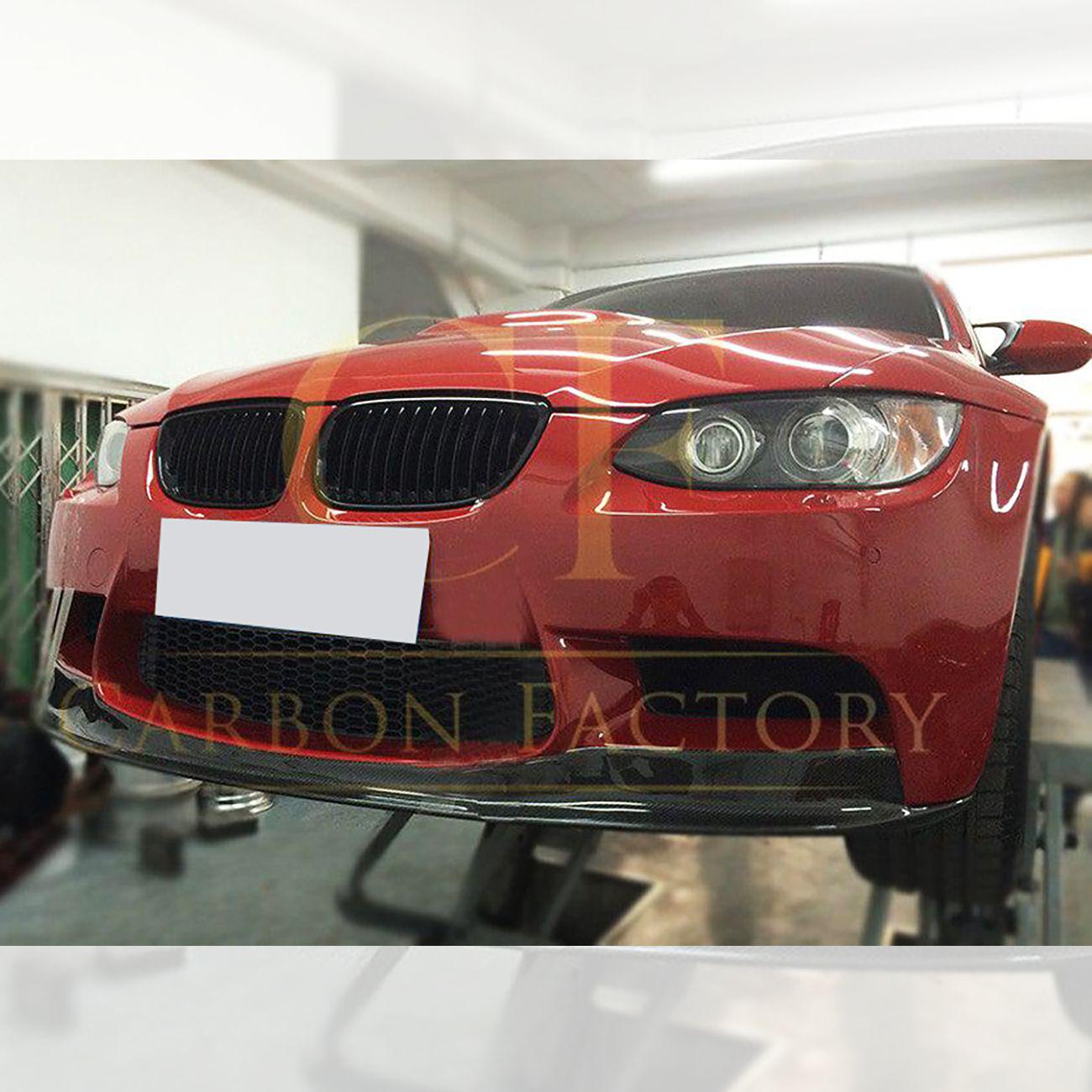 AKR Style Carbon Fibre Front Splitter for BMW E90 E92 E93 M3 07-13-Carbon Factory