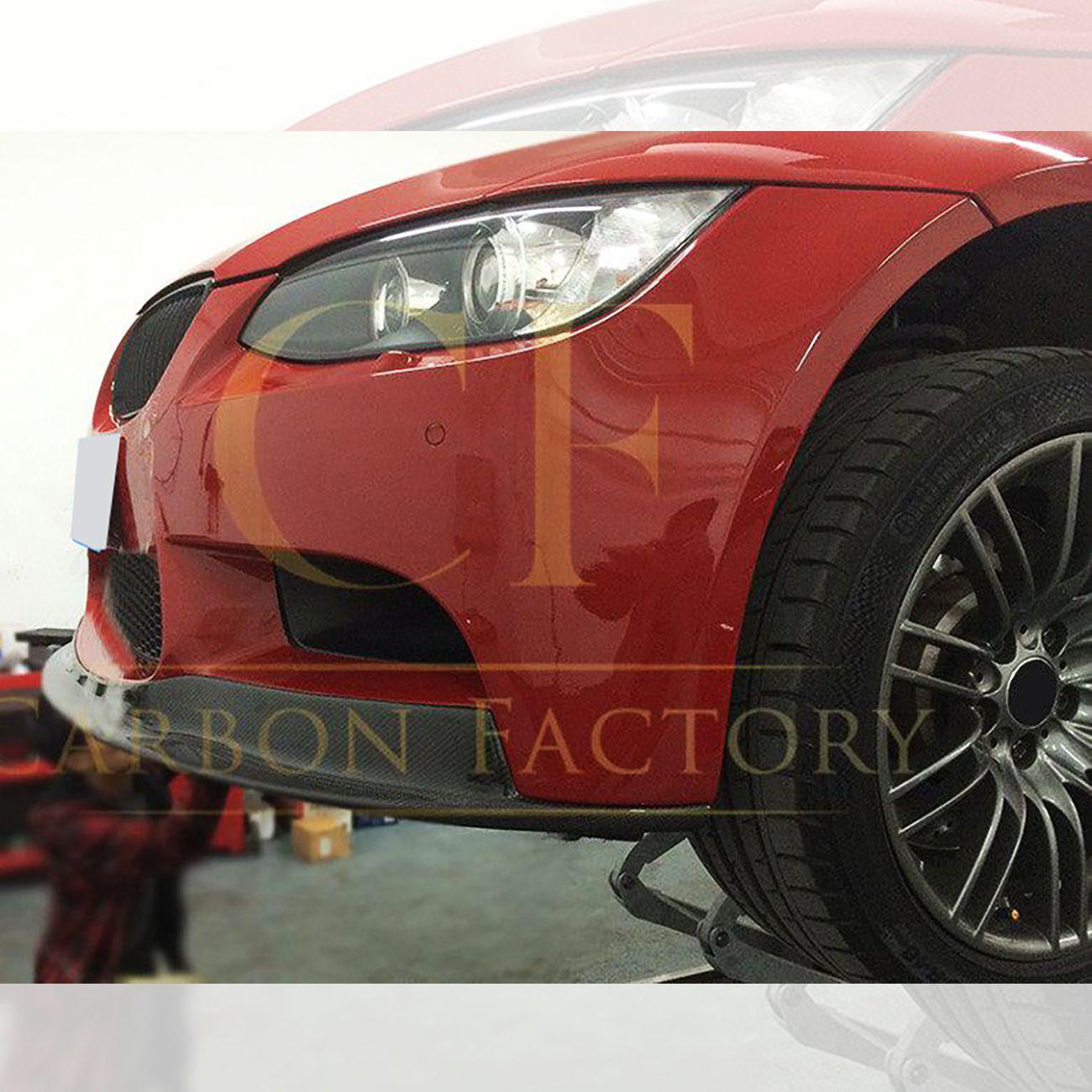 AKR Style Carbon Fibre Front Splitter for BMW E90 E92 E93 M3 07-13-Carbon Factory