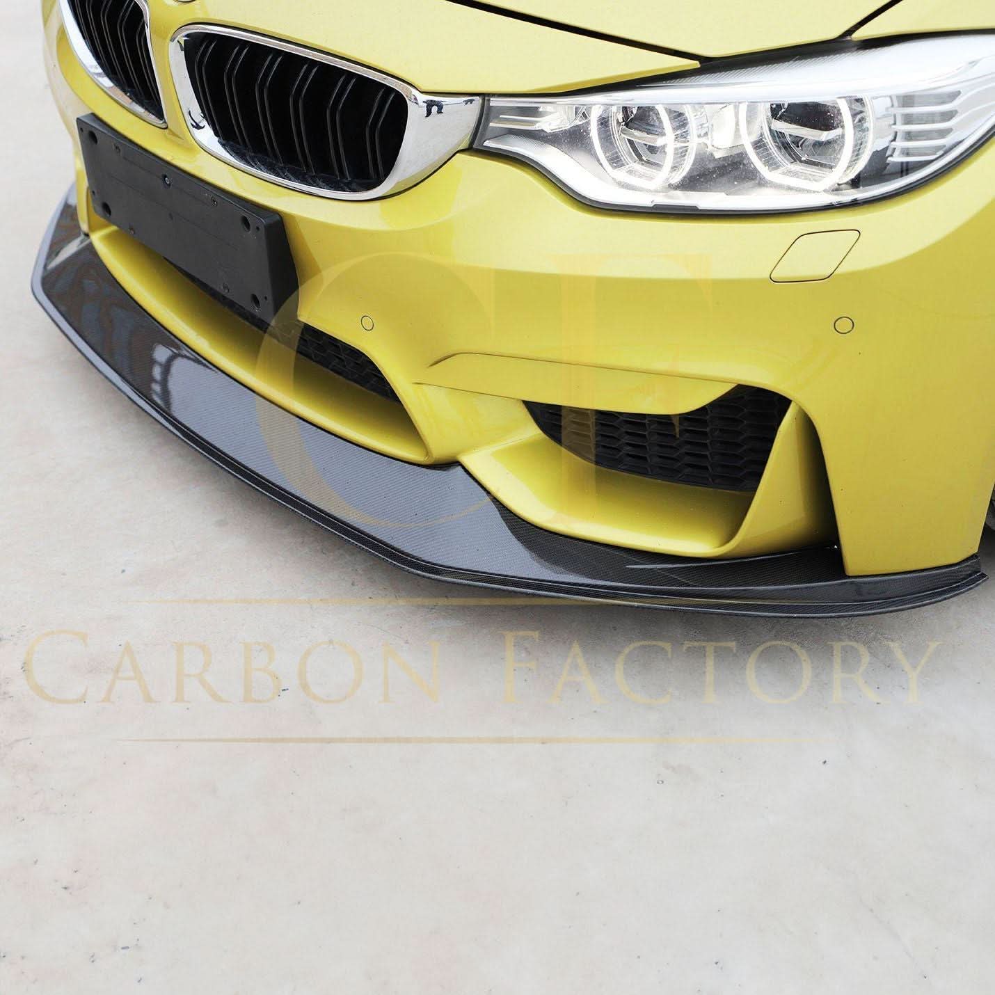 AL Style Carbon Fibre Front Splitter for BMW F80 M3 F82 F83 M4 14-20 - Carbon Factory