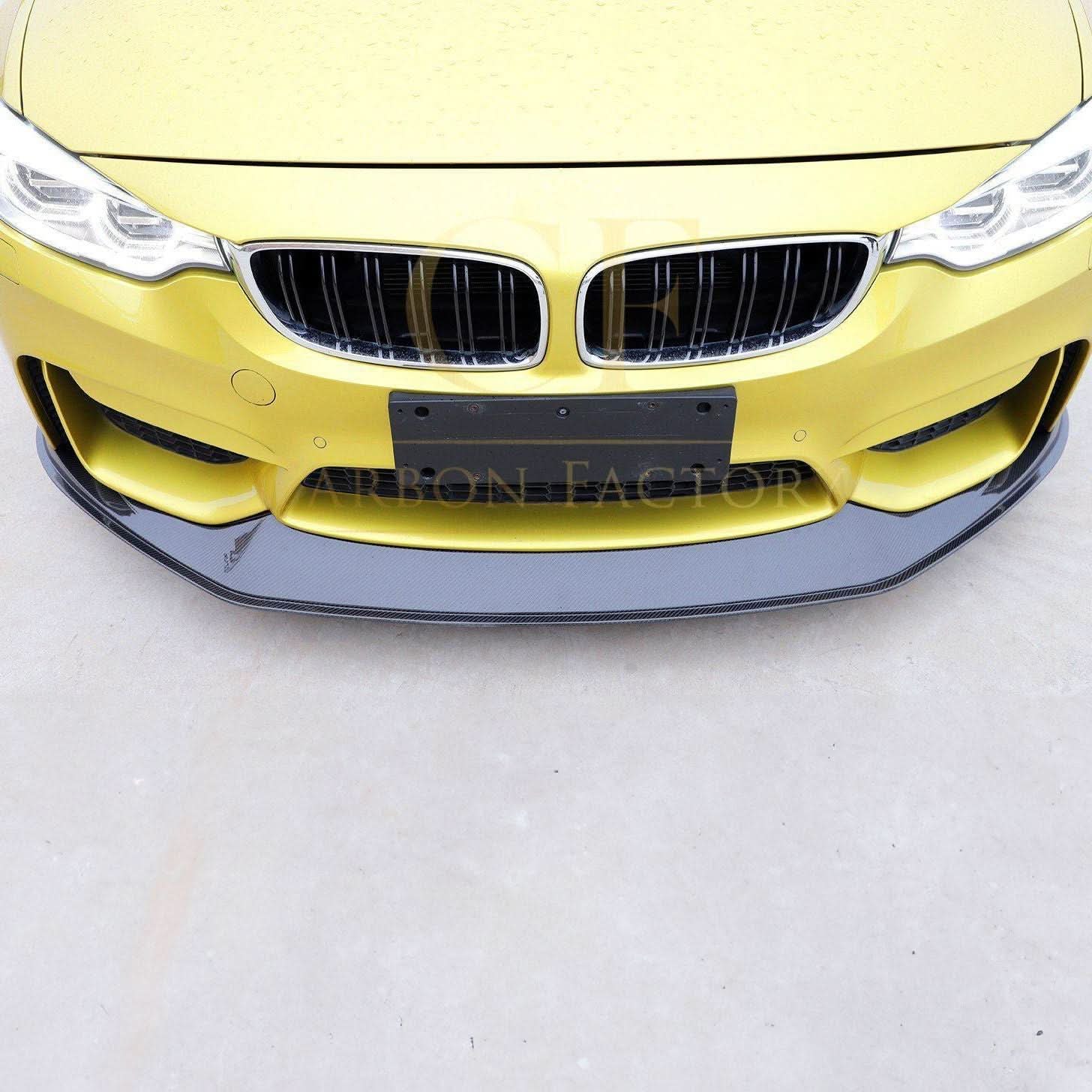 AL Style Carbon Fibre Front Splitter for BMW F80 M3 F82 F83 M4 14-20 - Carbon Factory