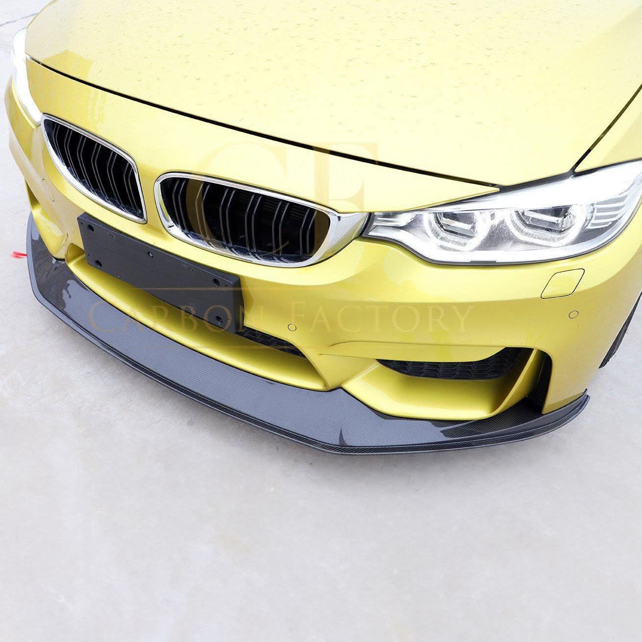 AL Style Carbon Fibre Front Splitter for BMW F80 M3 F82 F83 M4 14-20 - Carbon Factory