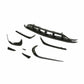 AMG Gloss Black Canards Winglets Splitter (8 Pieces) for Mercedes Benz W176 A Class 16-18-Carbon Factory