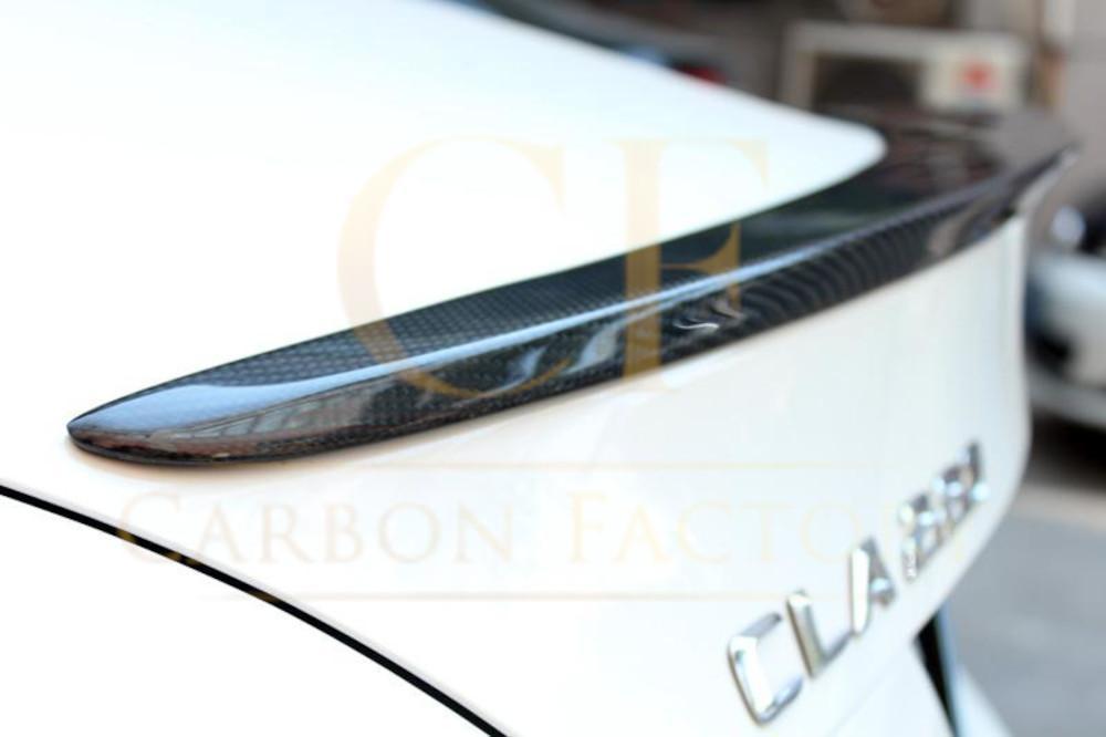 AMG Style Carbon Fibre Boot Spoiler for Mercedes Benz W117 CLA 13-19-Carbon Factory