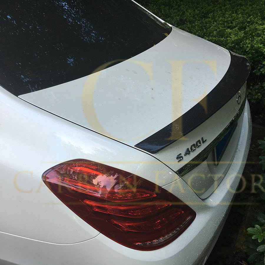 AMG Style Carbon Fibre Boot Spoiler for Mercedes Benz W222 S Class Saloon 14-20 - Carbon Factory