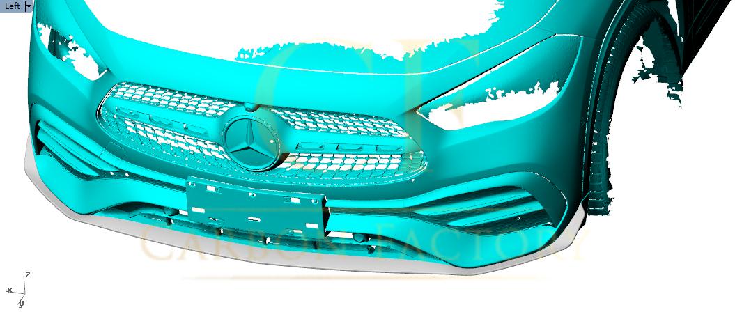 AMG Style Carbon Fibre Front Splitter for Mercedes Benz H247 GLA 20-Present-Carbon Factory