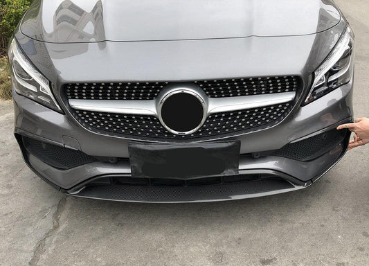 AMG Style Carbon Fibre Front Splitter for Mercedes Benz W117 CLA 16-19-Carbon Factory
