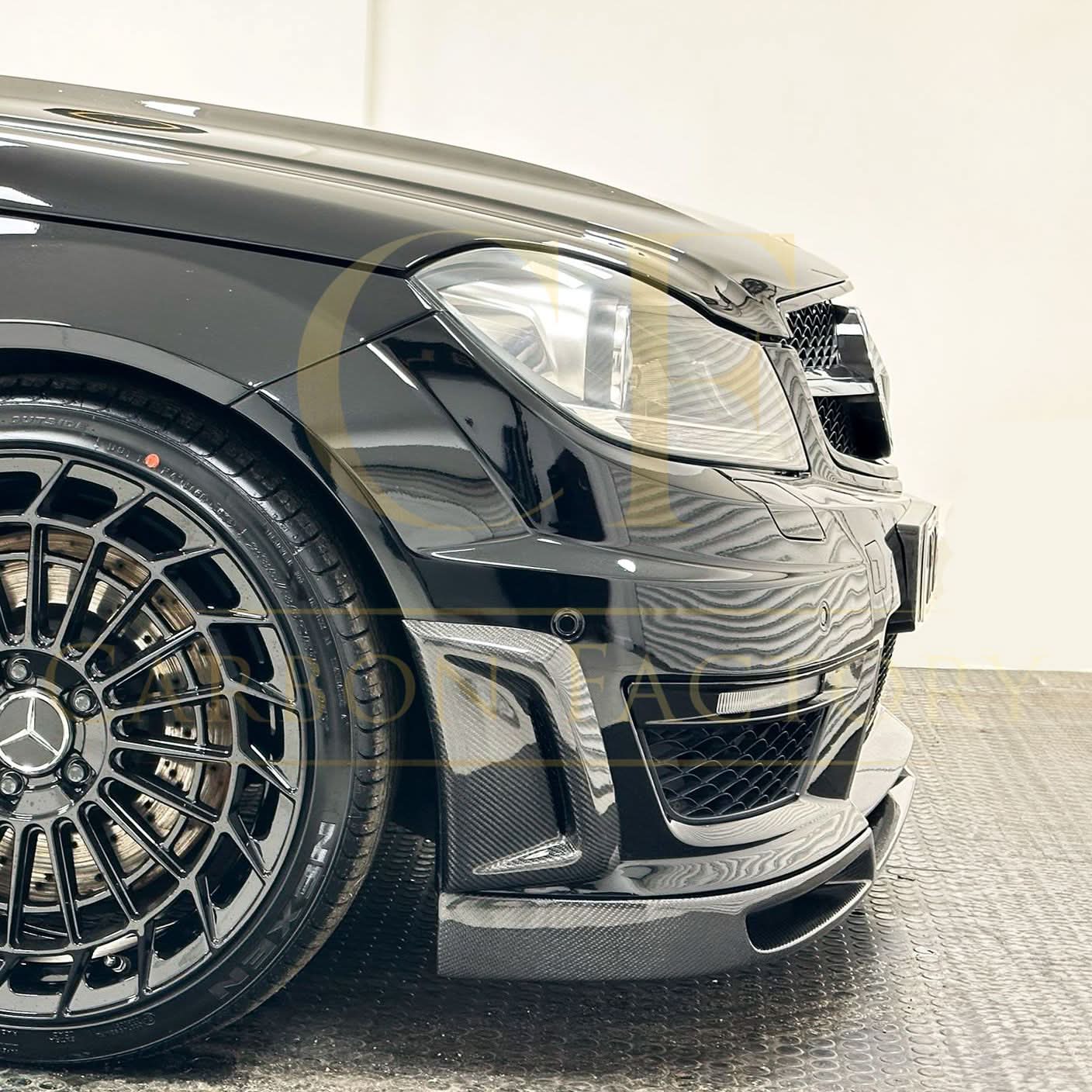 AMG Style Carbon Fibre Front Splitter for Mercedes Benz W204 C63 Facelift 12-14 - Carbon Factory