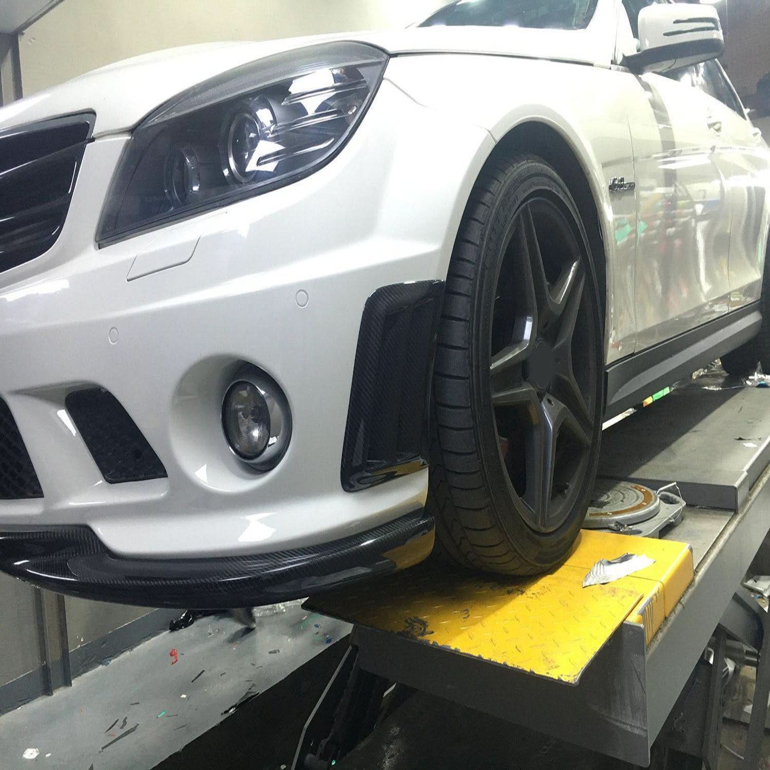 AMG Style Carbon Fibre Front Splitter for Mercedes Benz W204 C63 Pre-Facelift 07-11 - Carbon Factory