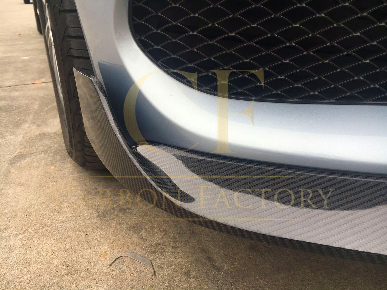 AMG Style Carbon Fibre Front Splitter for Mercedes Benz W205 C Class 15-18-Carbon Factory
