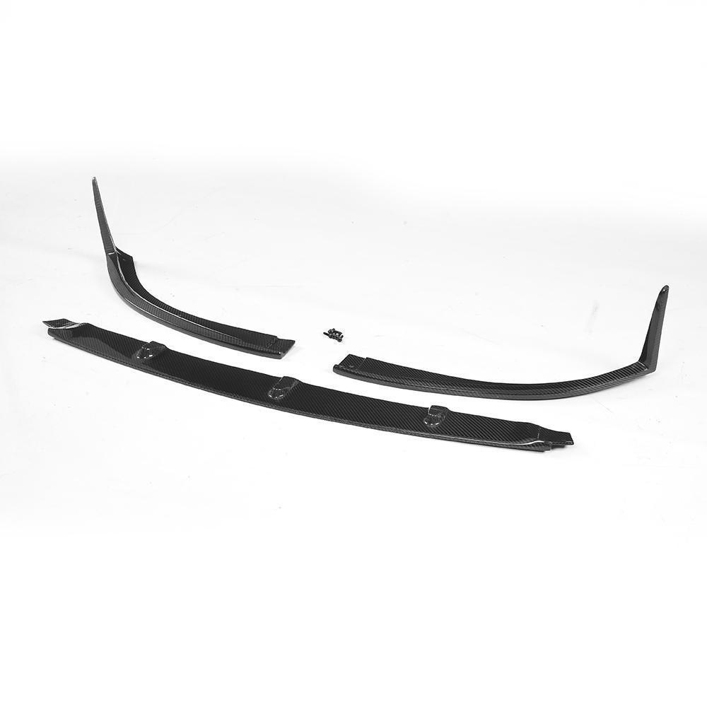 AMG Style Carbon Fibre Front Splitter for Mercedes W205 C63 2 Door 15-18-Carbon Factory