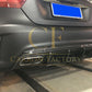 AMG Style Carbon Fibre Rear Diffuser for Mercedes Benz W176 A Class 13-18-Carbon Factory