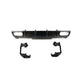 AMG Style Carbon Fibre Rear Diffuser for Mercedes Benz W176 A Class 13-18-Carbon Factory