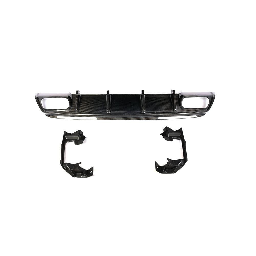 AMG Style Carbon Fibre Rear Diffuser for Mercedes Benz W176 A Class 13-18-Carbon Factory
