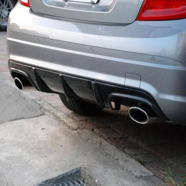 AMG Style Carbon Fibre Rear Diffuser for Mercedes Benz W204 C63 & C Class Pre-Facelift 07-10 - Carbon Factory