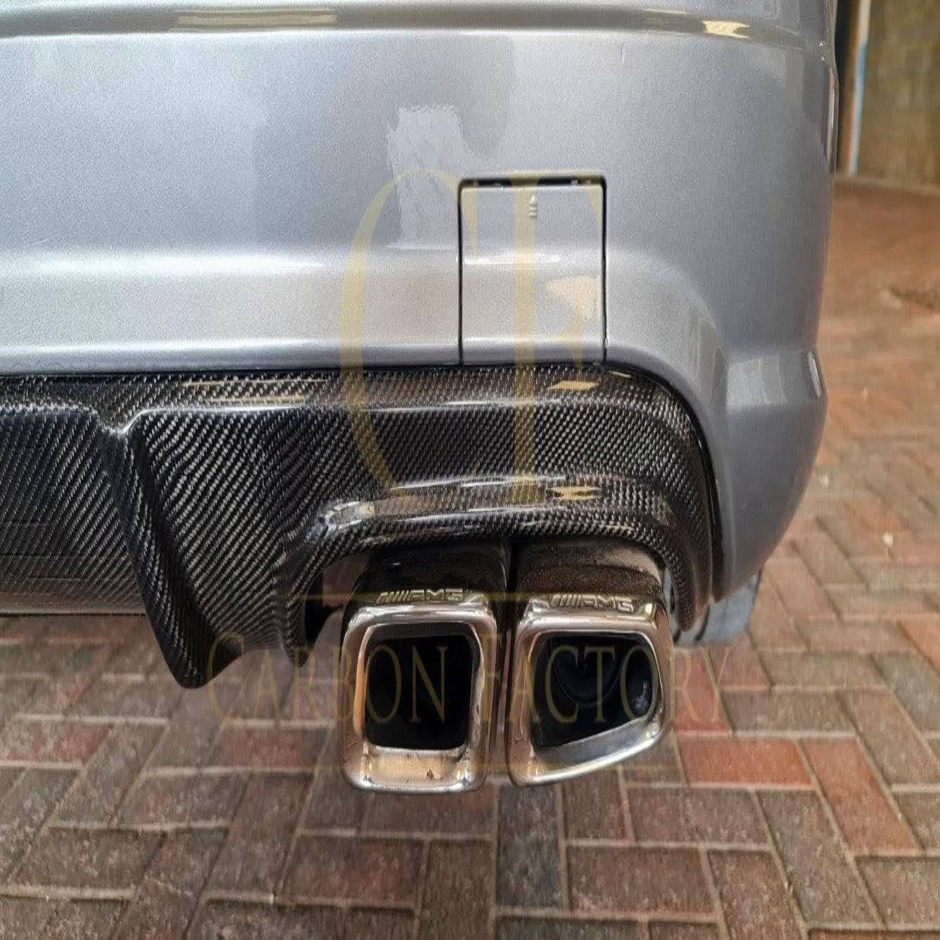 AMG Style Carbon Fibre Rear Diffuser for Mercedes Benz W204 C63 & C Class Pre-Facelift 07-10 - Carbon Factory