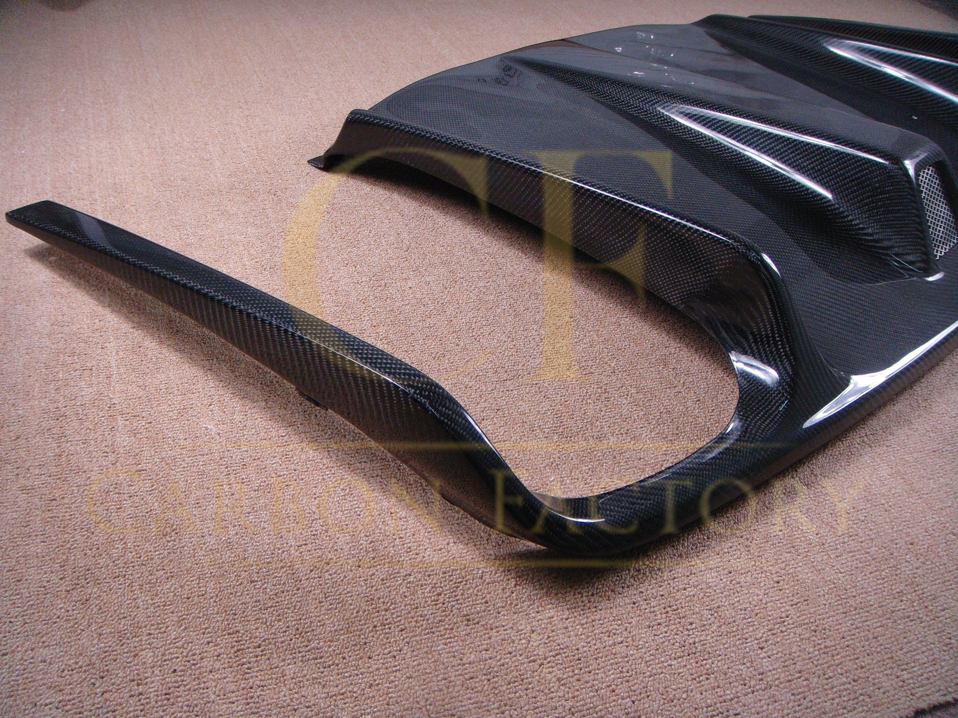 AMG Style Carbon Fibre Rear Diffuser for Mercedes Benz W212 E Class Saloon 10-17-Carbon Factory