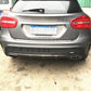AMG Style Carbon Fibre Rear Diffuser for Mercedes Benz X156 GLA45 13-16-Carbon Factory