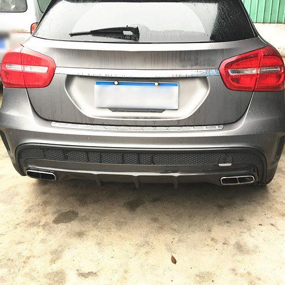 AMG Style Carbon Fibre Rear Diffuser for Mercedes Benz X156 GLA45 13-16-Carbon Factory