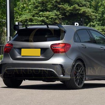 AMG Style Carbon Fibre Roof Spoiler for Mercedes Benz W176 A Class 13-18-Carbon Factory