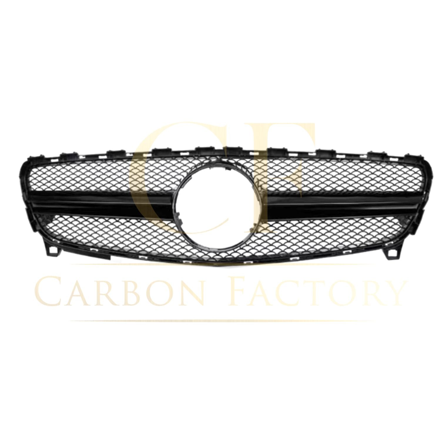 AMG Style Front Grille for Mercedes Benz W176 Facelift A Class 16-18-Carbon Factory