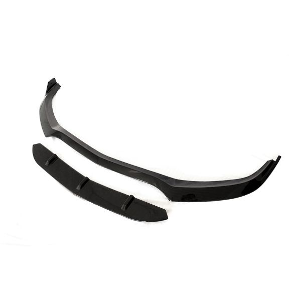 AMG Style Gloss Black Front Splitter for Mercedes Benz W205 C63 15-18-Carbon Factory