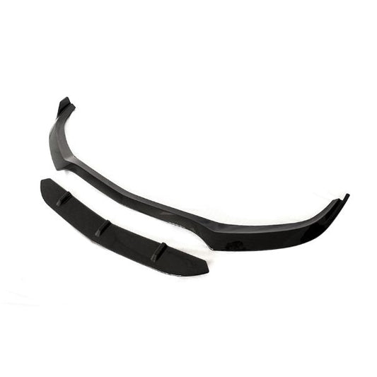 AMG Style Gloss Black Front Splitter for Mercedes Benz W205 C63 15-18-Carbon Factory