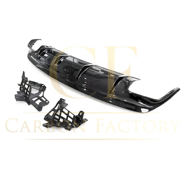 AMG Style Gloss Black Rear Diffuser & Exhaust Tips for Mercedes Benz W117 CLA 16-18-Carbon Factory