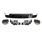 AMG Style Gloss Black Rear Diffuser & Exhaust Tips for Mercedes Benz W117 CLA 16-18-Carbon Factory