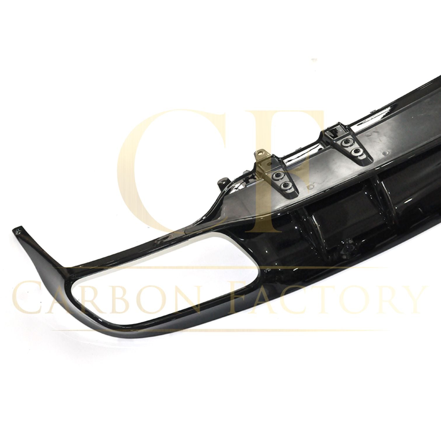 AMG Style Gloss Black Rear Diffuser & Exhaust Tips for Mercedes Benz W205 C Class & C63 Coupe 15-21-Carbon Factory