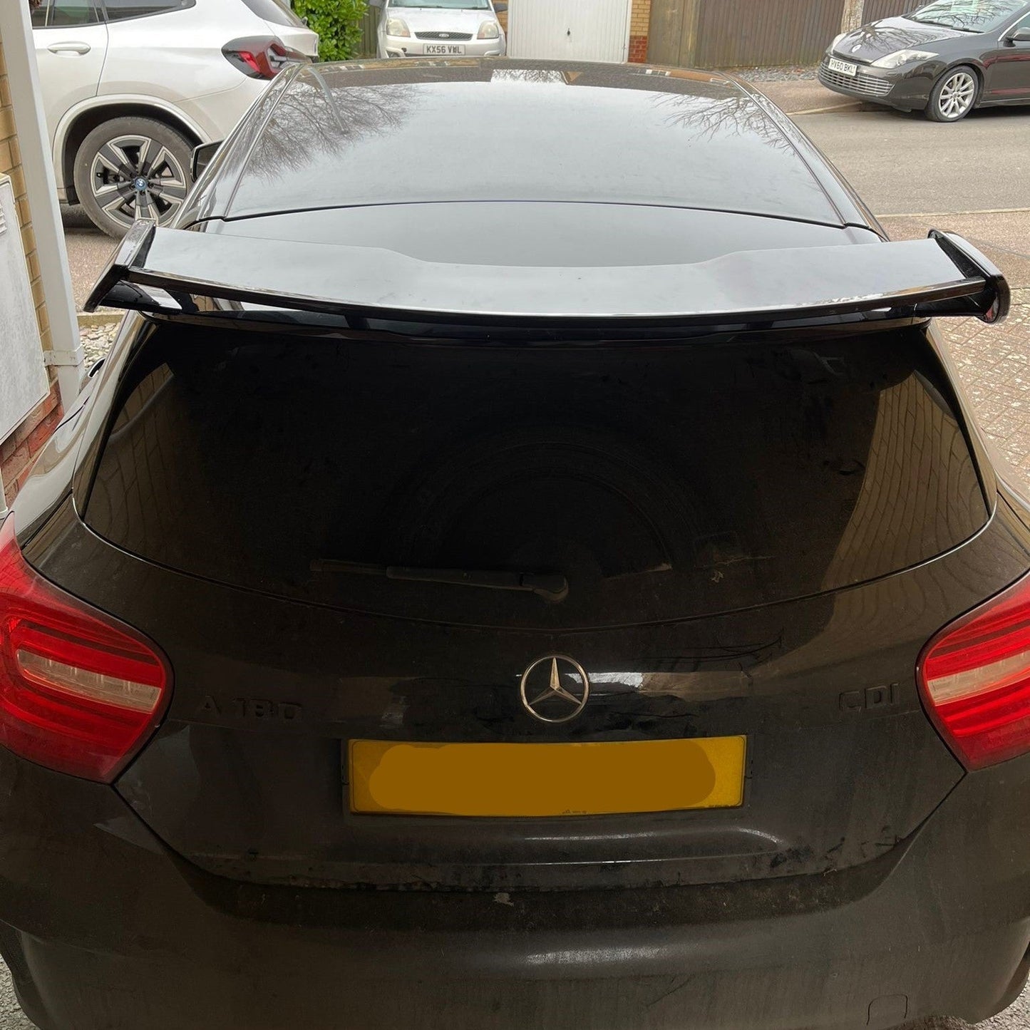 AMG Style Gloss Black Roof Spoiler for Mercedes Benz W176 A Class 13-18-Carbon Factory